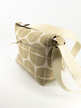 sac baby annā - série "nomura" kaki/ beige- tissu japonais contemporain