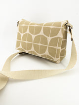 sac baby annā - série "nomura" kaki/ beige- tissu japonais contemporain