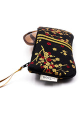 Etui à lunette - Madame Butterfly/noir- tissu Japonais