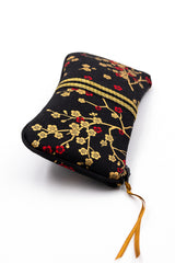 Etui à lunette - Madame Butterfly/noir- tissu Japonais