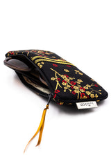 Etui à lunette - Madame Butterfly/noir- tissu Japonais