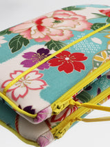 Pochettes M - TZUZUMI - jaune - tissu japonais