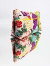 Trousse S,M,L -TZUZUMI - jaune - tissu japonais
