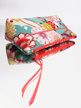 Trousse S,M,L - TZUZUMI - rose fluo - tissu japonais