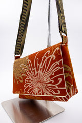 Sac "baby annā" - kiku/brique- tissu japonais