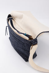 sac baby annā -  motif rayures - tissu japonais