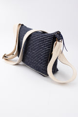 sac baby annā -  motif rayures - tissu japonais