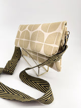 Sac "geisha" - série "nomura" sable - tissu japonais contemporain