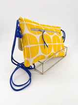 Sac "Geisha" -serie "nomura" jaune - tissu  japonais contemporain
