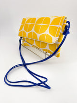 Sac "Geisha" -serie "nomura" jaune - tissu  japonais contemporain