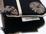 Etui lunettes - motif UNI - noir& blanc