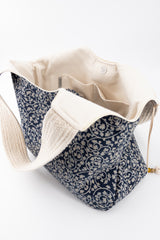Sac Kawaï S - palme - tissu traditionnel japonais