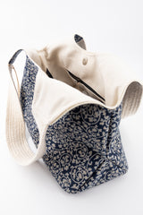 Sac Kawaï S - palme - tissu traditionnel japonais