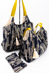 Sac Kawaï S - bamboo - tissu japonais