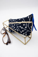 Étui Lunettes - "blossom" - tissu japonais fait main