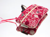 étui lunettes - Plum rose - coton&lin - tissu japonais