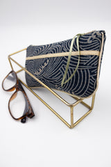 Étui Lunettes - motif "hokusaï" - tissu traditionnel japonais