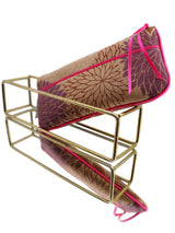 Etui lunettes - Kiku beige/fushia