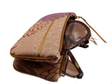 Etui lunettes - Kiku beige/moutarde
