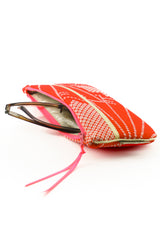 étui à lunette - tissu de kimono japonais ancien - soie -