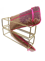 Etui lunettes - Kiku beige/fushia