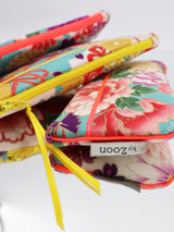 étui lunettes - TZUZUMI / rose fluo - tissu japonais