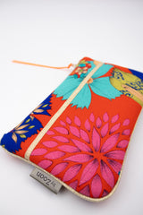 pochettes - 3 tailles - "kimono rouge" - tissu japonais