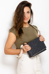 sac baby annā -  motif rayures - tissu japonais
