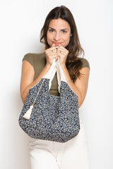 Sac Kawaï S - palme - tissu traditionnel japonais