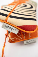 Etui à lunette - serie "kimono"orange - tissu Japonais