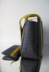 cabāzoon "shibori" anses chevron - taille M