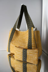 cabāzoon "yellow leaf" chevron - taille M