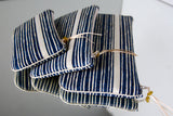Pochettes S,M,L - Motif Rayures