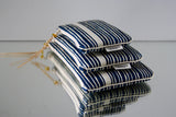 Pochettes S,M,L - Motif Rayures