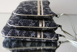 Pochettes S,M,L - Motif Koï Dark Indigo