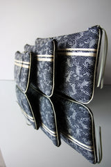 Pochettes S,M,L - Motif Koï Dark Indigo