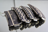 Étui Lunettes - New Dark Indigo Motif Asanoha