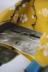 Sac Kumi - Motif Sakura Moutarde