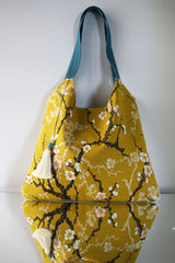 Sac Kumi - Motif Sakura Moutarde