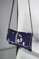 Sac Geisha - Motif Sakura Bleu