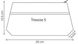 Trousses S - Motifs Japonais - Irisé / Jaune