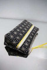 Trousses S - Motifs Japonais - Irisé / Jaune
