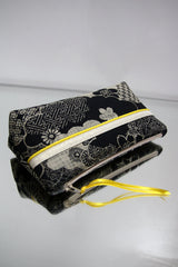 Trousses S - Motifs Japonais - Irisé / Jaune