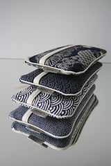 Pochettes M - Motifs traditionnels japonais  - Doré / Irisé