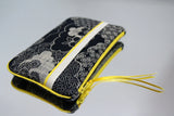 Pochettes M - Motifs traditionnels japonais - Irisé/Jaune