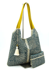 Sac Kumi - Motif Green Leaf