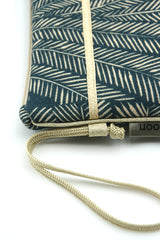 Pochettes S,M,L - Motif Green Leaf