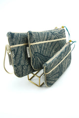 Pochettes S,M,L - Motif Green Leaf