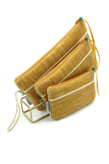 Pochettes S,M,L - Motif Yellow Leaf