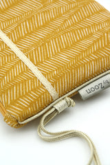 Pochettes S,M,L - Motif Yellow Leaf